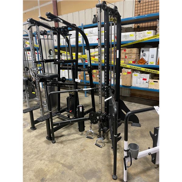 Cable Rack Pull ATLANTIS NM-210 BLACK COMMERCIAL MULTI CABLE PULL WITH BAR RACKS - Able ...