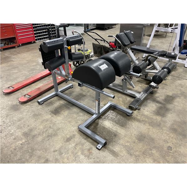 MATRIX GREY COMMERCIAL MULTI STRETCH / SIT UP / WORKOUT BENCH - Able ...