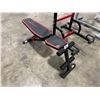 Image 2 : CAP STRENGTH BLACK / RED ADJUSTABLE WEIGHT BENCH