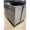 Image 2 : GREY METAL 2 DOOR LOCKING STORAGE LOCKER WITH KEY & CONTENTS 24"W X 16"D X 41"H