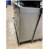 Image 2 : GREY METAL 2 DOOR LOCKING STORAGE LOCKER WITH KEY & CONTENTS 24"W X 16"D X 41"H