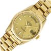 Image 2 : Rolex Mens 18K Yellow Gold President With Factory Diamond Dial 36MM