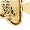 Image 5 : Vintage British 18K Gold 3.42 ctw Diamond & Enamel Moorish Idol Fish Brooch Pin