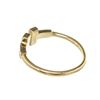 Image 3 : Tiffany & Co Gold T Wire Diamond Ring 5.5
