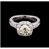 Image 2 : 2.40 ctw Diamond Ring - 14KT White Gold