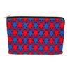 Image 1 : Celine Blue, Multicolor, Red Fabic Zip Pouch Clutch