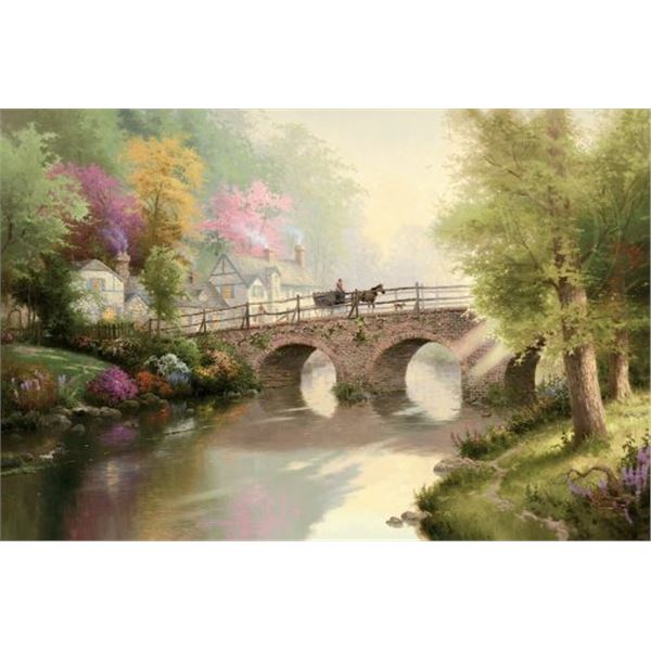 Hometown Bridge by Thomas Kinkade