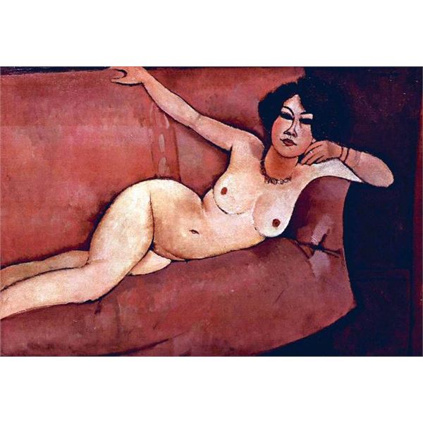 Amedeo Modigliani - Act on a Sofa (Almaiisa)