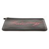 Image 4 : Balenciaga Black Leather Everyday Script Logo Medium Pouch