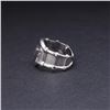 Image 3 : Heavy 18K White Gold & Diamond Ring
