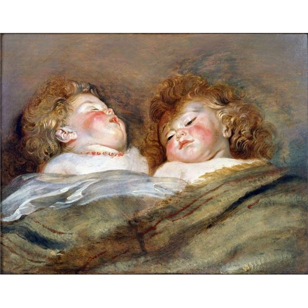 Sir Peter Paul Rubens - Two Sleeping Children