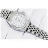 Image 4 : Rolex Ladies Quickset White Dial Engine Turn Date Wristwatch 26MM