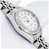 Image 5 : Rolex Ladies Quickset White Dial Engine Turn Date Wristwatch 26MM