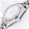 Image 6 : Rolex Ladies Quickset White Dial Engine Turn Date Wristwatch 26MM