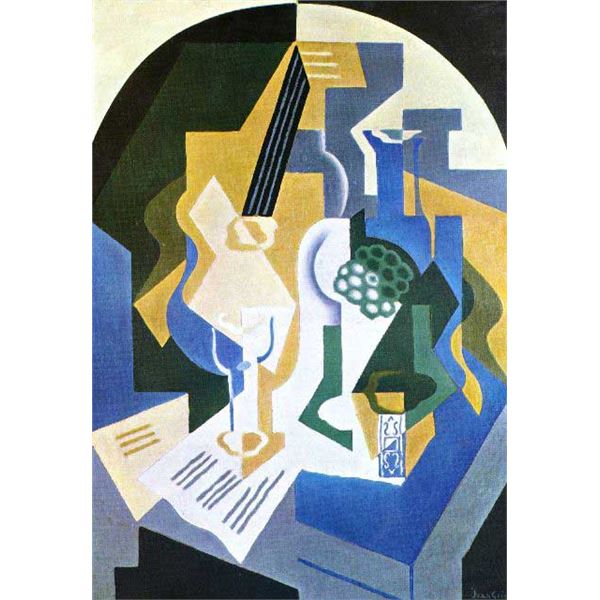 Juan Gris - Still Life With Fruit Bowl And Mandolin