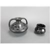 Image 1 : 2 Black Pottery Pots- 45/400