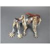 Image 3 : Marked Kelly 2L Enamel Overlaid Spurs- Kids Spurs