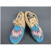 Image 1 : Contemporary Beaded Moccasins- 9"