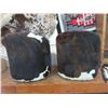 Image 3 : 2 Cowhide Chairs That Swivel- Studded- Excellent Condition