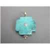Image 2 : Marked .925 Turquoise Pendent
