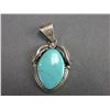 Image 1 : Marked .925 Turquoise Pendent