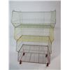 Image 1 : 2 Stacking Wire Baskets- 52"H X 19"W X 17"D