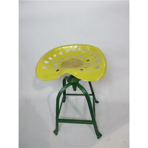 Tin Tractor Seat Stool- 26"H