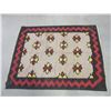 Image 1 : Navajo Style Wool Rug- 81" X 62"- Some Fringe Damage