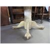 Image 2 : Claw Footed Round Table With Leaf- 30"H X 44"W