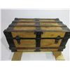 Image 1 : Restored Flat Top Trunk With Tray- 15.5"H X 32"W X 19"D