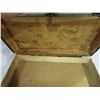 Image 2 : Restored Flat Top Trunk With Tray- 15.5"H X 32"W X 19"D