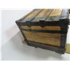 Image 3 : Restored Flat Top Trunk With Tray- 15.5"H X 32"W X 19"D