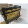 Image 4 : Restored Flat Top Trunk With Tray- 15.5"H X 32"W X 19"D