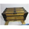 Image 5 : Restored Flat Top Trunk With Tray- 15.5"H X 32"W X 19"D