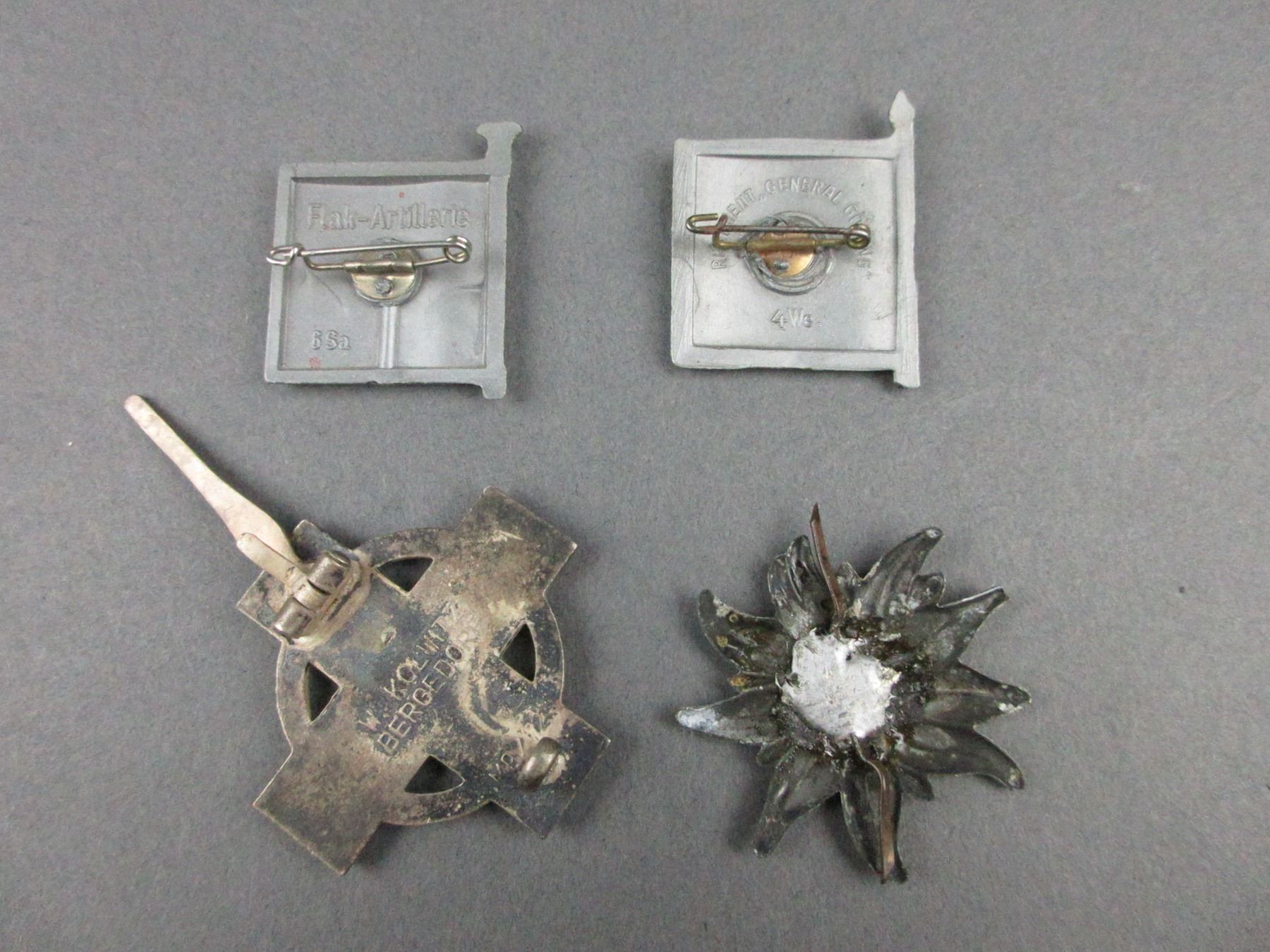 3 Swastika Pins Iron Cross Pin