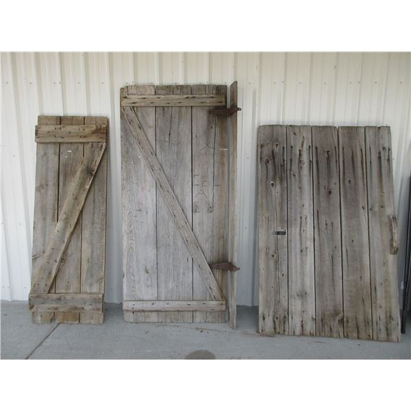 3 Old Barn Doors