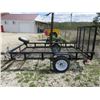 Image 2 : 2011 Carry On 5' X 8' Flatbed Trailer- Mesh Floor And Ramp- 1.875 Ball- Been Used 2 Times-Clear Titl