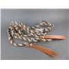 Image 1 : 100" Horsehair Split Reins With Swivel Snaps