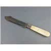 Image 2 : Bone Handled Snub Nose Bowie Knife- 8" Blade- 5" Handle