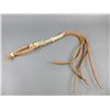 Image 1 : Leather And Rawhide Quirt- 32"