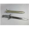 Image 4 : Marked US AFH Bayonet With Metal Scabbard- 10" Blade- 4.5" Handle
