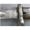 Image 2 : Bayonet Marked BT3 #234095- 15" Blade- 5" Handle- Metal Scabbard