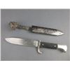 Image 1 : German Dagger Marked RZM M7751- 1928- Blut Und Ehrel On Blade- 5.5" Blade- 4.5" Handle- Metal Sheath