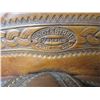 Image 3 : Heydt + Streib Maker Portland Ore Ladies Astride Saddle- Slick Fork- 14" Padded Seat- Tooled- Good S