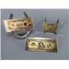 Image 1 : 2 Gold Plated Bills With Certificate