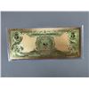 Image 3 : 2 Gold Plated Bills With Certificate