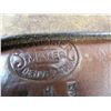 Image 3 : Marked HH Heiser Maker Denver Colo 715 Hand Carved Holster- Rawhide Laced- 8.5"