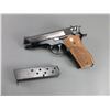 Image 1 : Smith And Wesson Model 39 Semi Automatic Pistol- 9MM- 4" Barrel- Checkered Grips- 2 Mags- Fair Condi