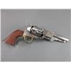 Image 2 : F.lli Pietta Italian Made Percussion Nickel Revolver- .44- 5" Barrel- Engraved- Open Top- Great Cond