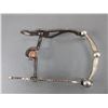 Image 3 : Marked Paul Garcia Silver Inlaid Bit- Santa Maria Cheek- Halfbreed Mouth- Slobber Bar- Rein Chain Sw